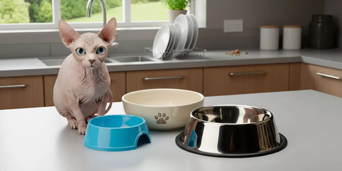 Der ideale Katzen Futternapf: Form, Material & Hygiene