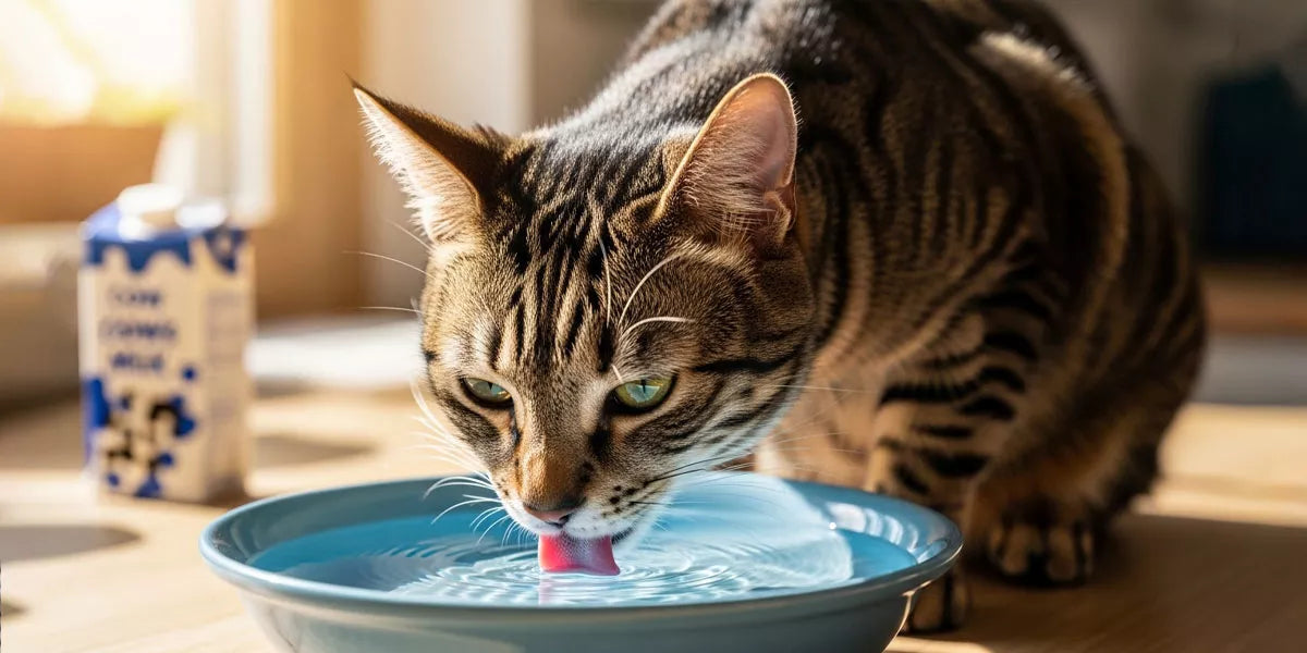 Dürfen Katzen Milch trinken?