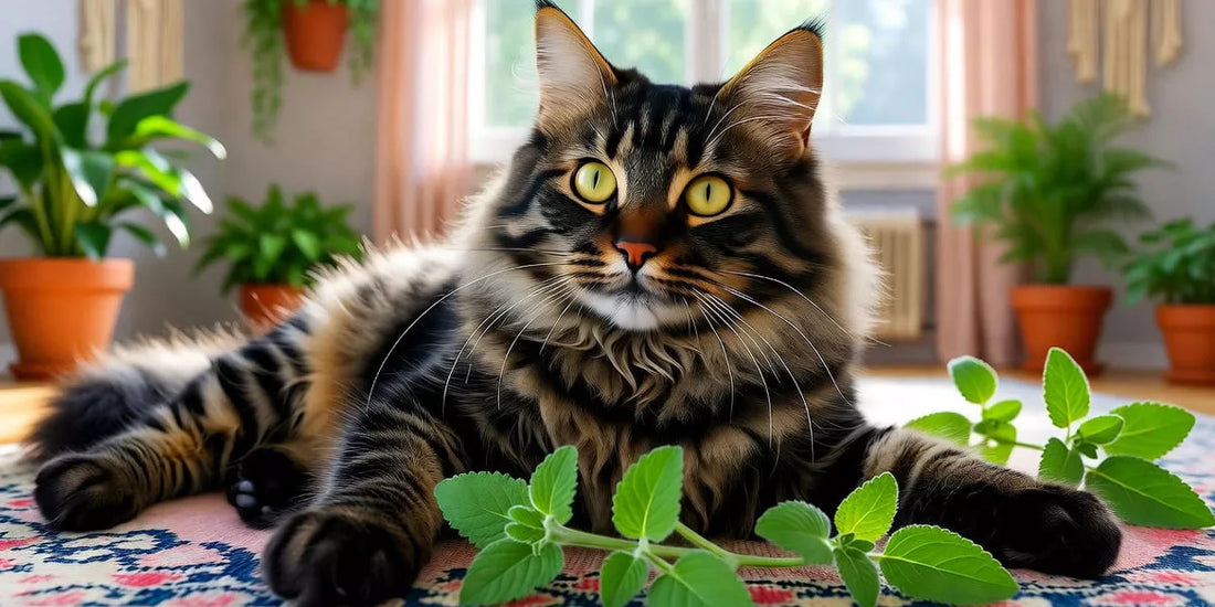 Katzen und Katzenminze