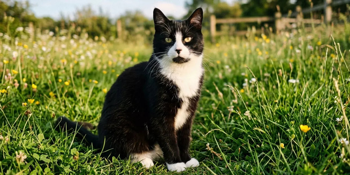 Tuxedo Katzen im Porträt