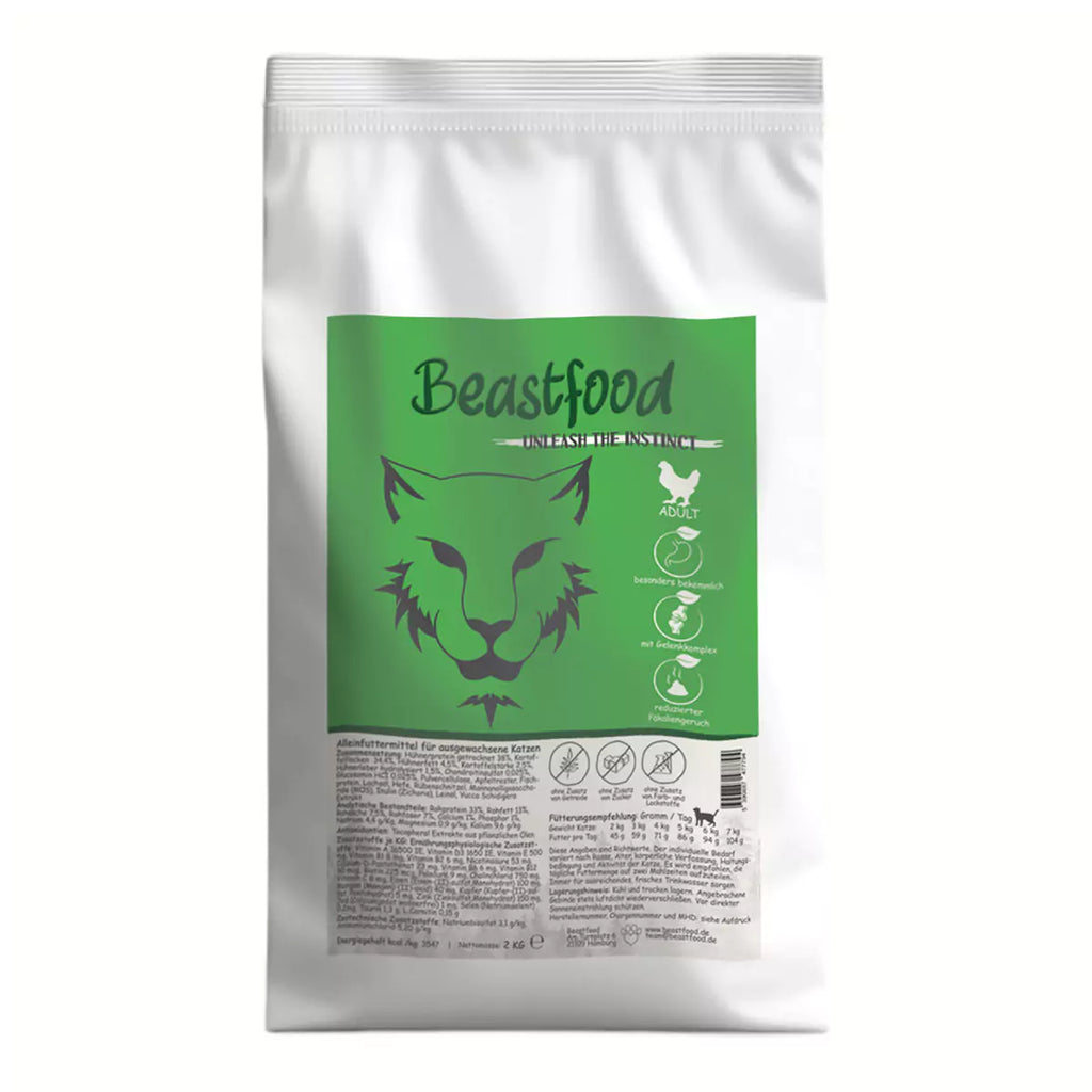 Beastfood Katzen Trockefutter Huhn