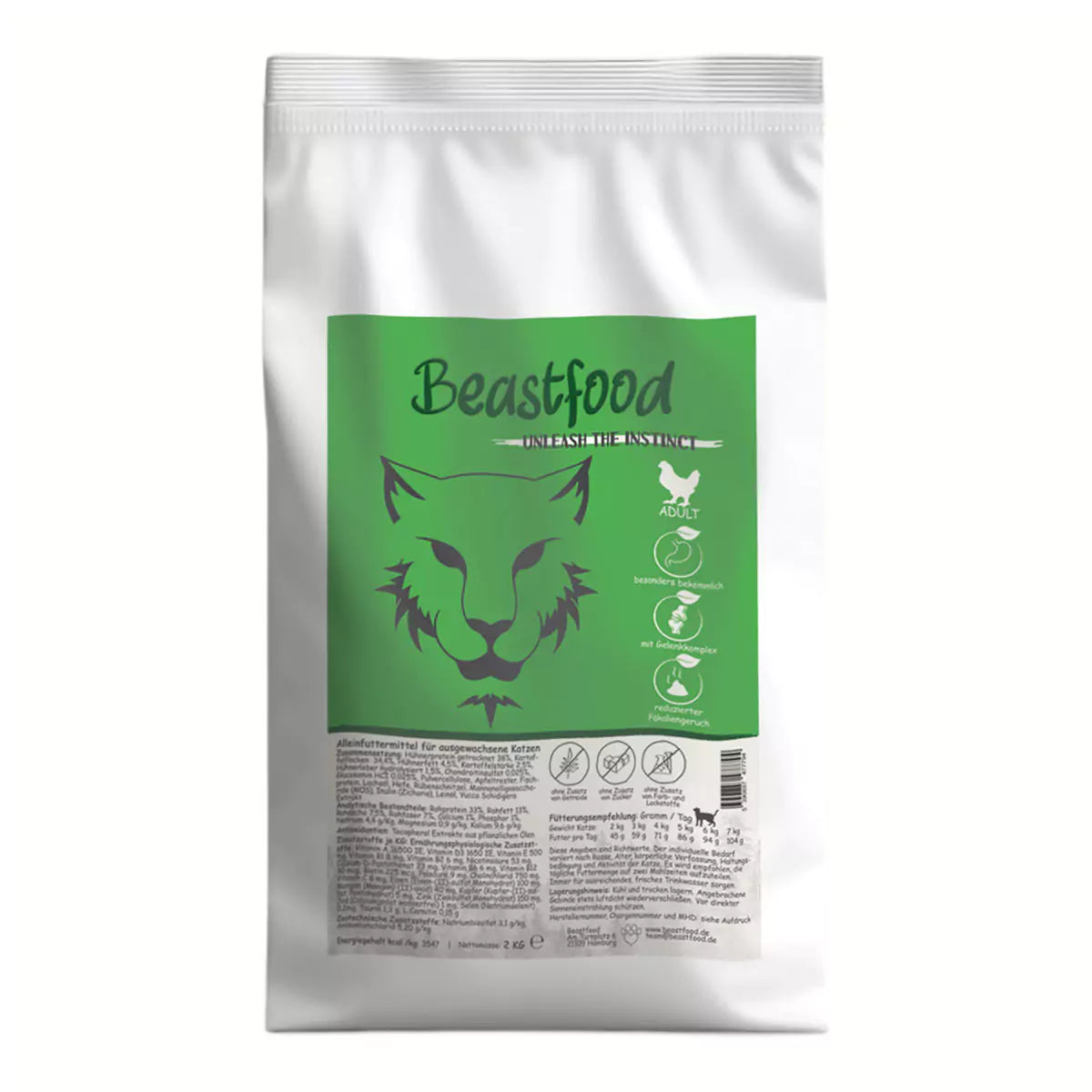 Beastfood Katzen Trockefutter Huhn